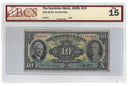 1938 $10 The Dominion Bank Chartered Note