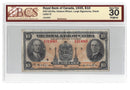 1935 $10 Royal Bank of Canada Chartered Note