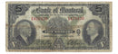 1935 $5 Bank Of Montreal Canada Chartered Note, 1470420 Split 505-60-02 (F)