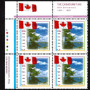 1995 Canada Stamp Flag With Scene Of Lake Scott 1546 Upper Left Corner 4 Stamp