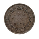 1876 H  Canada Large One Cent  (EF)