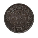1876 H  Canada Large One Cent  (EF)