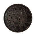 1876 H  Canada Large One Cent VF-EF(VF-30)