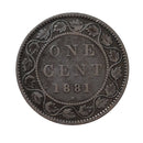 1881 H Obv1a Canada Large One Cent  (VG)