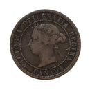 1881 H Obv1a Canada Large One Cent  (VG)