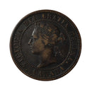 1882 H  Canada Large One Cent Extra Fine (EF-40)