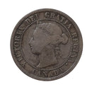 1884 Obv2  Canada Large One Cent  (VG)
