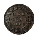 1886 Obv.1a  Canada Large One Cent EF-AU (EF-45)