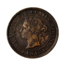 1887 Canada Large One Cent AU (AU-50)