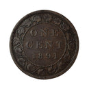 1891 LD LL Canada Large One Cent Fine (F-12)
