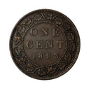 1893 Obv.4 Canada Large One Cent VF-EF (VF-30)