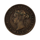 1893 Obv.4 Canada Large One Cent VF-EF (VF-30)