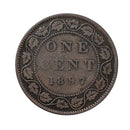 1897 Obv4 Canada Large One Cent  (VG)