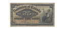 1900 Canada 25 Cents Shinplaster Dominion Of Canada  Boville, DC-15b (F)