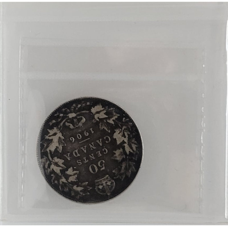1906 Canada 50 Cents Certified ICCS VF-30