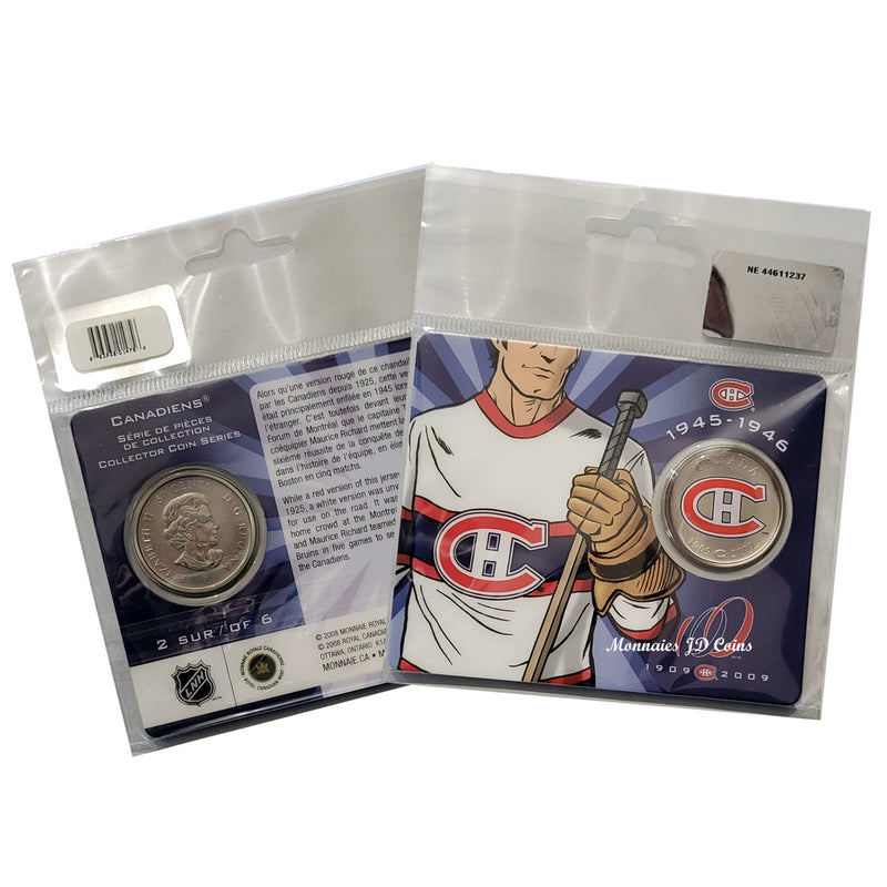 2009 (1909-2009) Canada Centennial Montreal Canadiens Coin 50 Cents