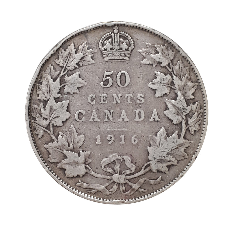 1916 Canada 50 Cents (VG-8)