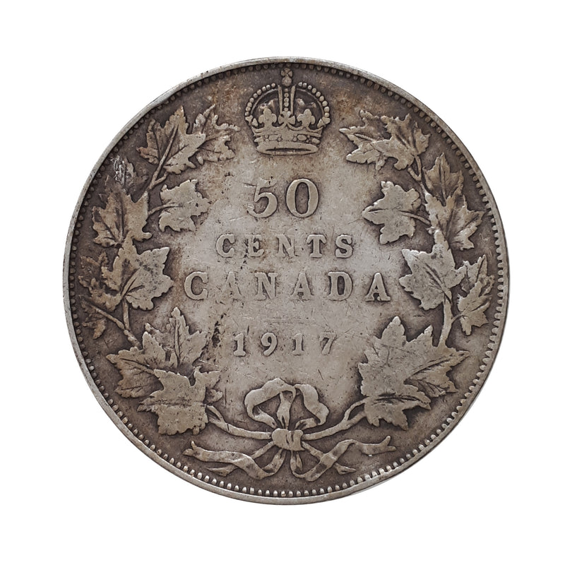 1917 Canada 50 Cents (VG-8)