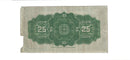 1923 Canada 25 Cents Shinplaster Dominion Of Canada  Hyndman-Saunders, DC-24b (F) Damage