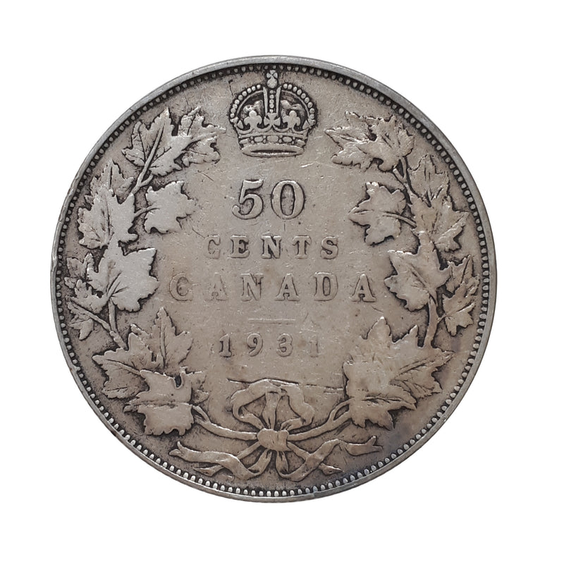 1931 Canada 50 Cents (VG-10)