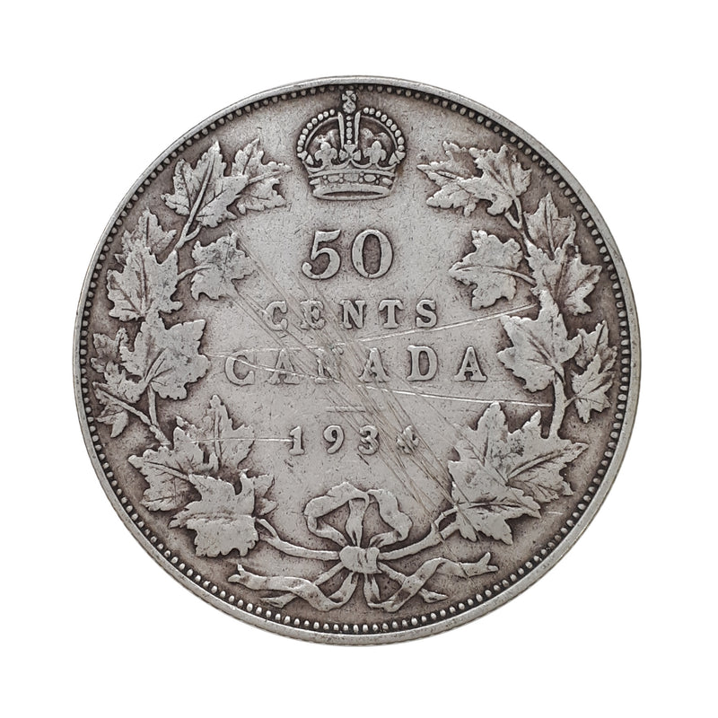 1934 Canada 50 Cents (VG-10)