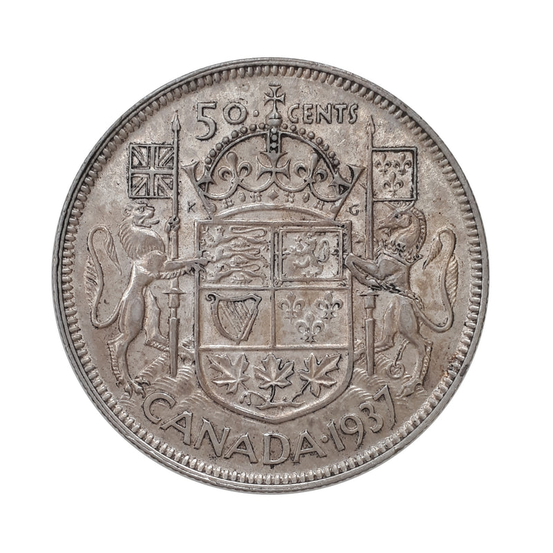 1937 Canada 50 Cents (Circulated)