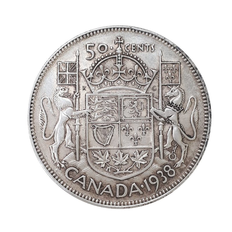 1938 Canada 50 Cents (VF)