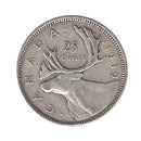 1939 Canada 25 Cents Circulated