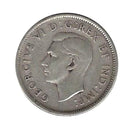 1938 Canada 25 Cents Circulated