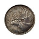 1940 Canada 25 Cents Uncirculated (MS-60) Cleaned