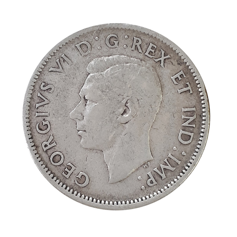 1941 Canada 25 Cents Circulation