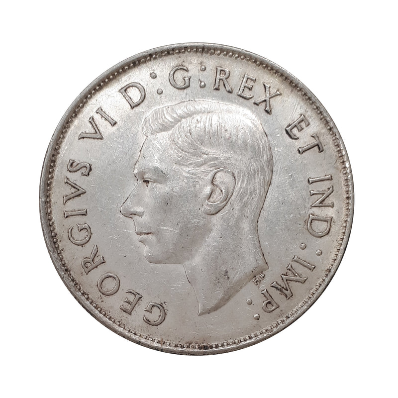 1942 Wide Date Canada 50 Cents (EF-40)