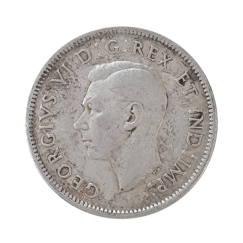 1943 Canada 25 Cents Circulation