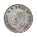 1943 Wide Date Far-3 Canada 50 Cents Circulated