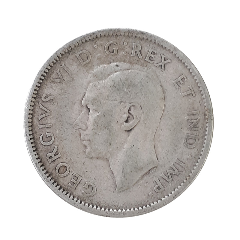 1944 Canada 25 Cents Circulation