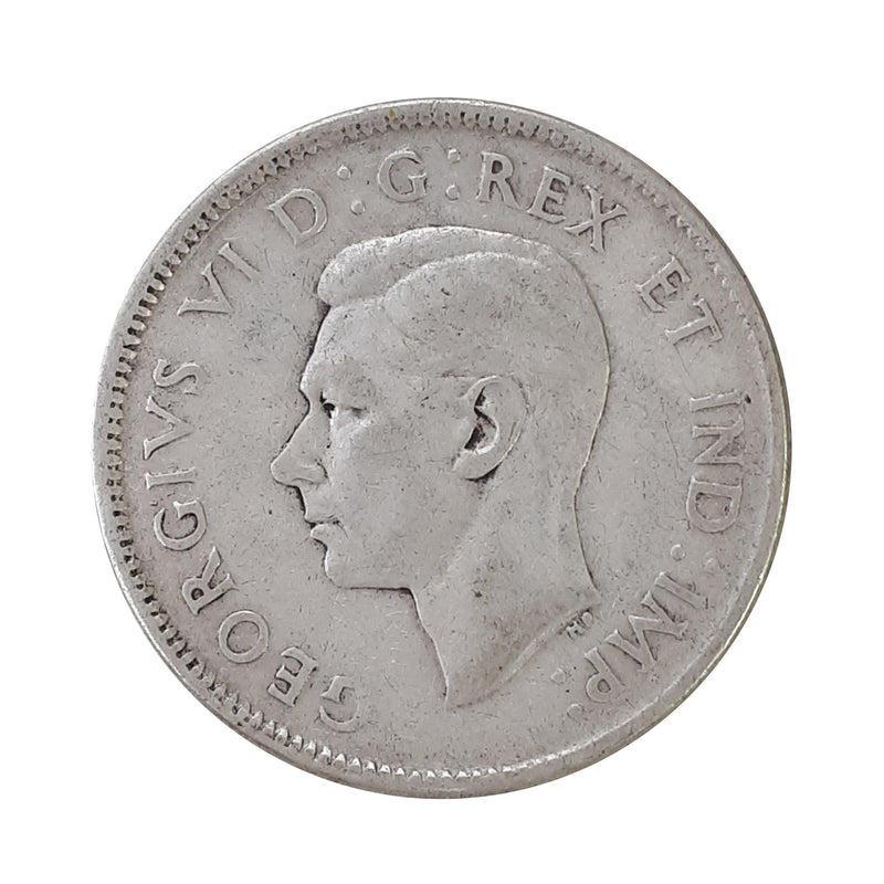 1946 Canada 25 Cents Circulation