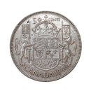1946 Chip In 6 Canada 50 Cents  Extra- Fine (EF-40)