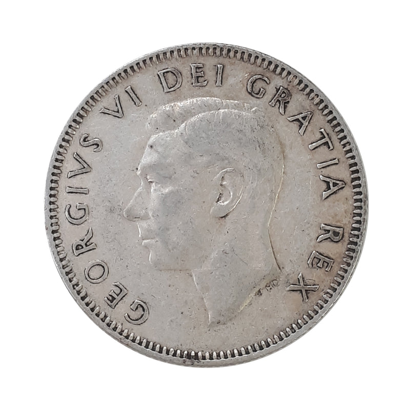 1949 Canada 25 Cents Circulation