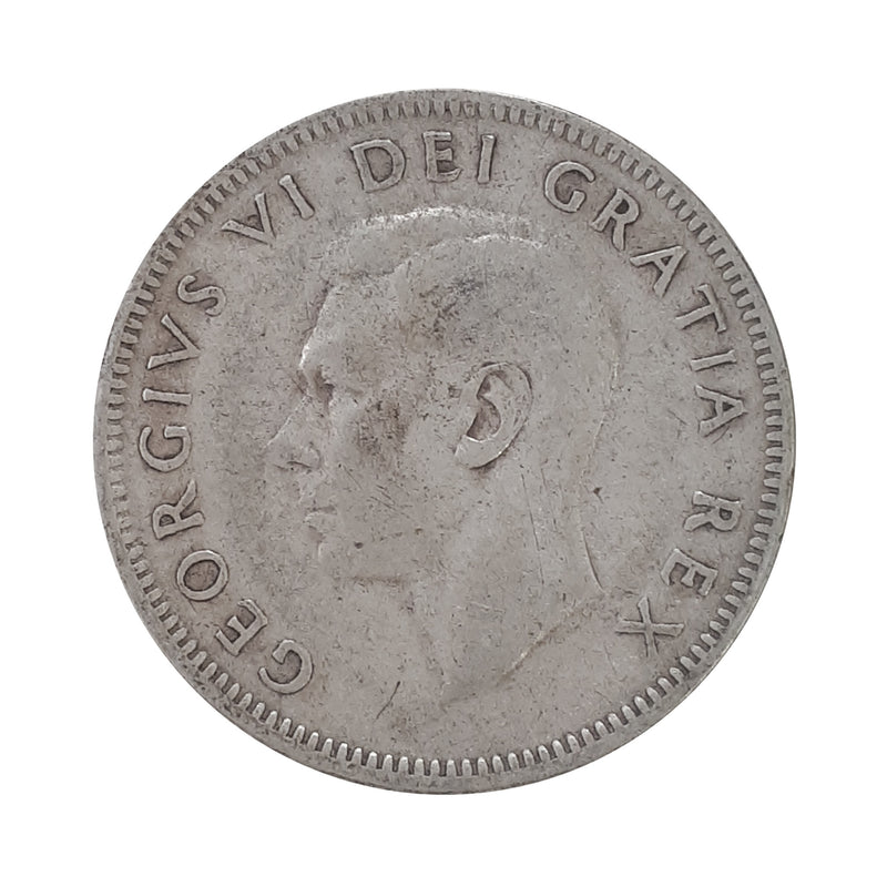 1950 Canada 25 Cents Circulation
