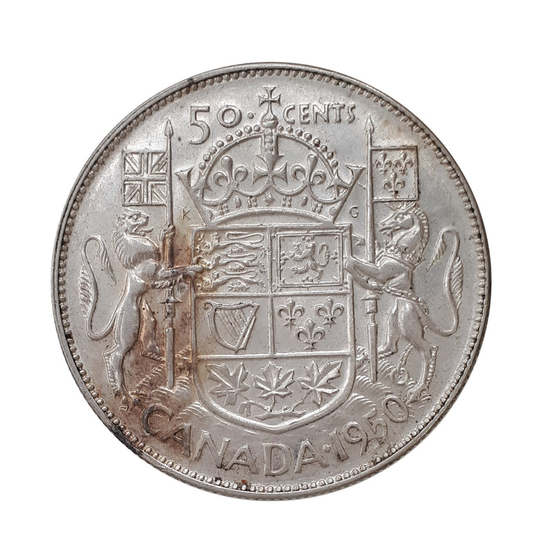 1950 Half Design Canada 50 Cents (AU)