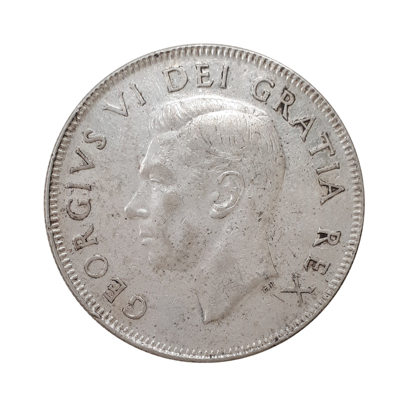 1950 No Design Canada 50 Cents (VF)