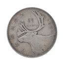 1951 Canada 25 Cents Circulation