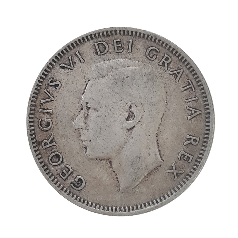 1951 Canada 25 Cents Circulation