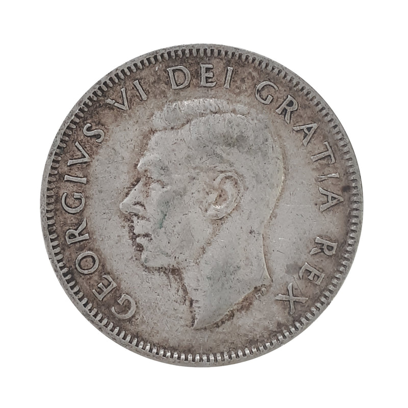 1952 Canada 25 Cents Circulation