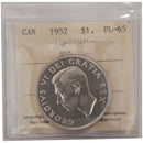 1952 NWL Canada Silver $1 Dollar Certifield ICCS PL-65