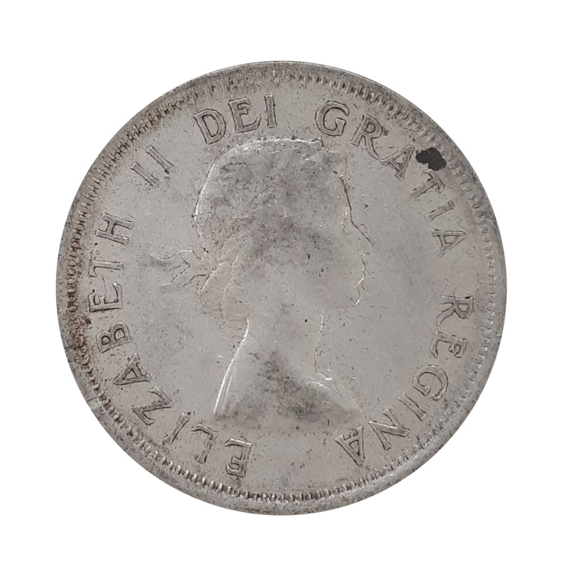 1953 Canada 25 Cents Circulation