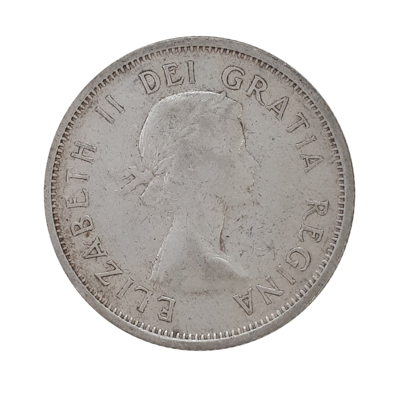 1954 Canada 25 Cents Circulation