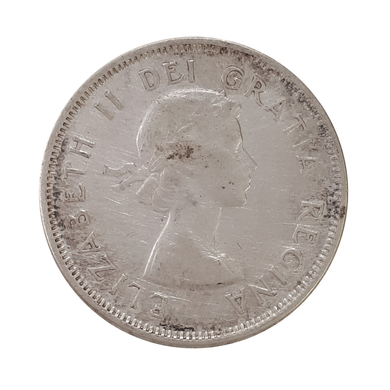 1955 Canada 25 Cents Circulation