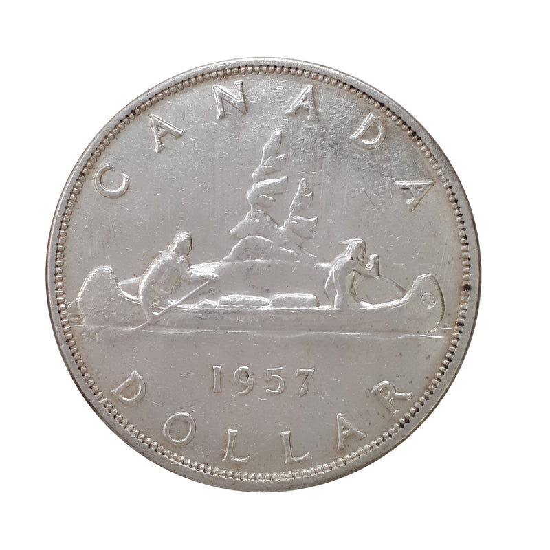 1957 1 WL Canada Dollar Circulated