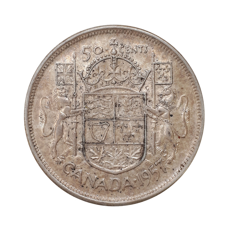 1957 Canada 50 Cents (Circulated)